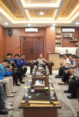 Audiensi Bersama PMII Cabang Serang, Polda Banten Dukung Pembangunan Jembatan Merah Putih 