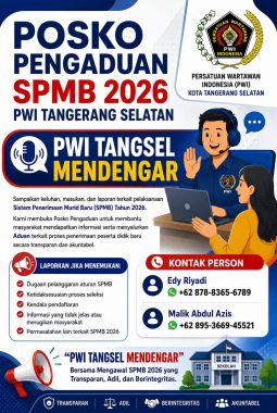 PWI Tangsel Buka Posko Pengaduan SPMB 2026, Awasi Dugaan Pelanggaran